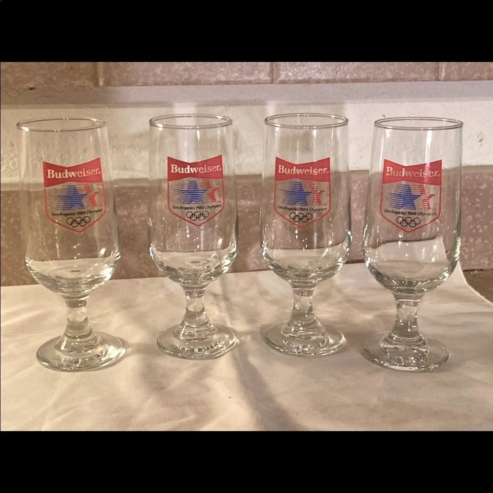 1984 Olympic games Budweiser glasses